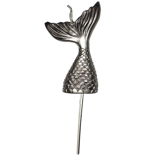 Balik Kuyrugu, Gümüş Mum, 10 cm