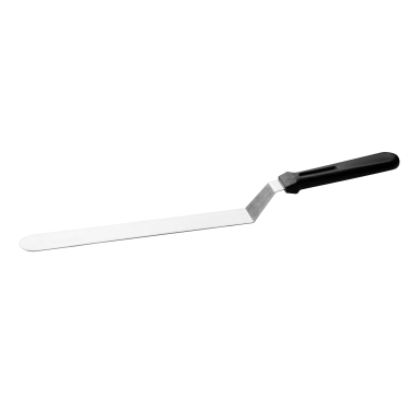 21 cm Eğik Spatula 28mm (Plastik Saplı)