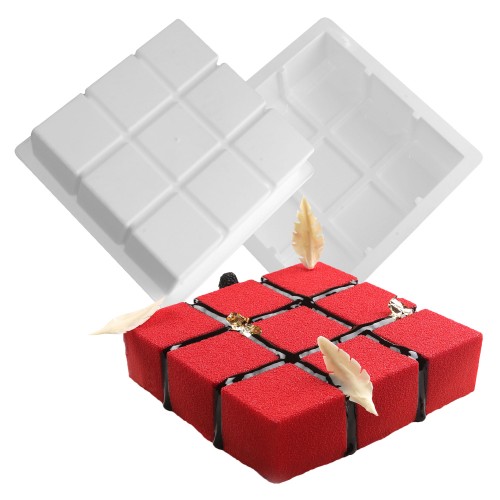 Cesil Cube Profesyonel Silikon Kek Pasta Kalıbı